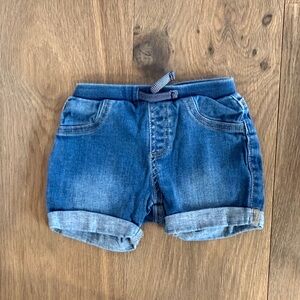 Mayoral Indigo Denim Baby Shorts